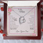 To My Mom | My Loving Mom -Forever Love Necklace