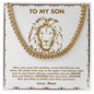 To My Son | Cuban Link Chain
