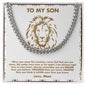 To My Son | Cuban Link Chain