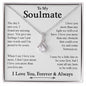 To My Soulmate | I Love You Forever -Alluring Beauty Necklace