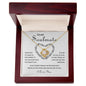 To My Soulmate | I Love You -Love Knot Necklace