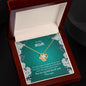 To My Mom | I Love You -Love Knot Necklace
