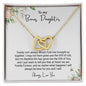 To My Daughter | Always Love You -Interlocking Hearts Necklace