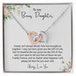 To My Daughter | Always Love You -Interlocking Hearts Necklace
