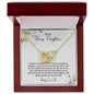 To My Daughter | Always Love You -Interlocking Hearts Necklace