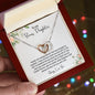 To My Daughter | Always Love You -Interlocking Hearts Necklace
