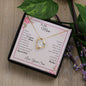 To My Mom | My Loving Mom -Forever Love Necklace